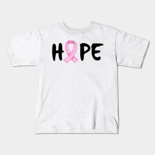 'Hope' Cancer Ribbon Awareness Shirt Kids T-Shirt